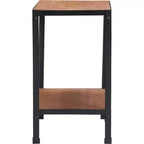 Table d'appoint Overland métal brun/noir - Serta