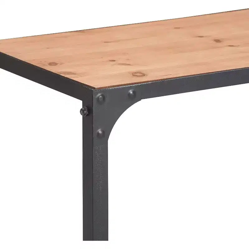 Table d'appoint Overland métal brun/noir - Serta