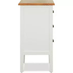 ClickDecor Martin Chevet Martin Blanc : Table de Chevet Moderne avec Tiroir, Aucun Assemblage Requis, Quincaillerie Anti-Basculement Incluse