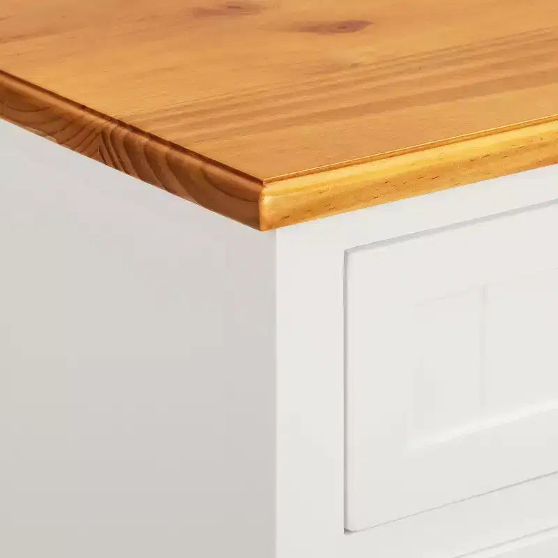 ClickDecor Martin Chevet Martin Blanc : Table de Chevet Moderne avec Tiroir, Aucun Assemblage Requis, Quincaillerie Anti-Basculement Incluse