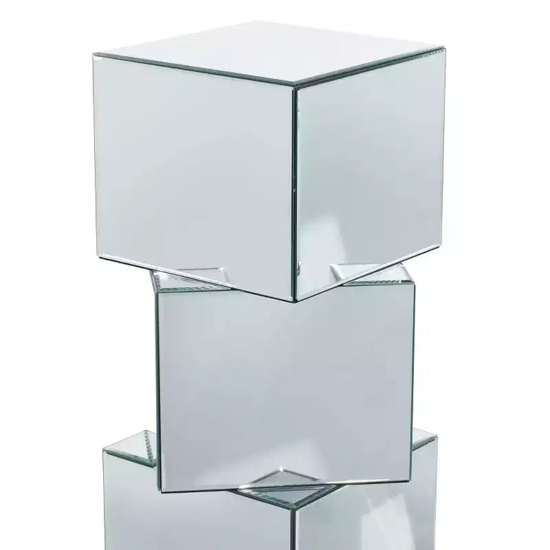 Table socle glamour Olivia et May Transparente
