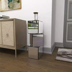 Table socle glamour Olivia et May Transparente