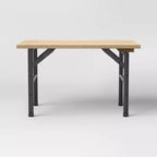 Table pliante de dortoir à hauteur réglable marron - Room Essentials