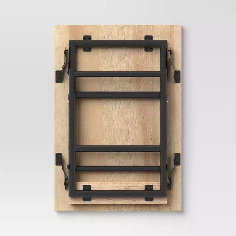 Table pliante de dortoir à hauteur réglable marron - Room Essentials