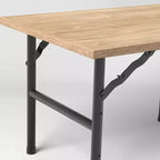 Table pliante de dortoir à hauteur réglable marron - Room Essentials