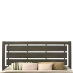 Lit Queen 84" Ilana Gris - Acme Furniture : Revêtement toile, Cadre en bois, Garantie 60 jours