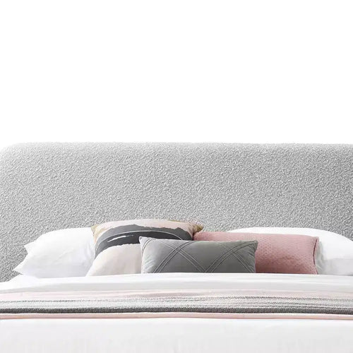 Lit Queen 87,8" Cleo Gris Bouclé - Acme Furniture