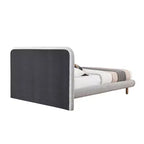 Lit Queen 87,8" Cleo Gris Bouclé - Acme Furniture