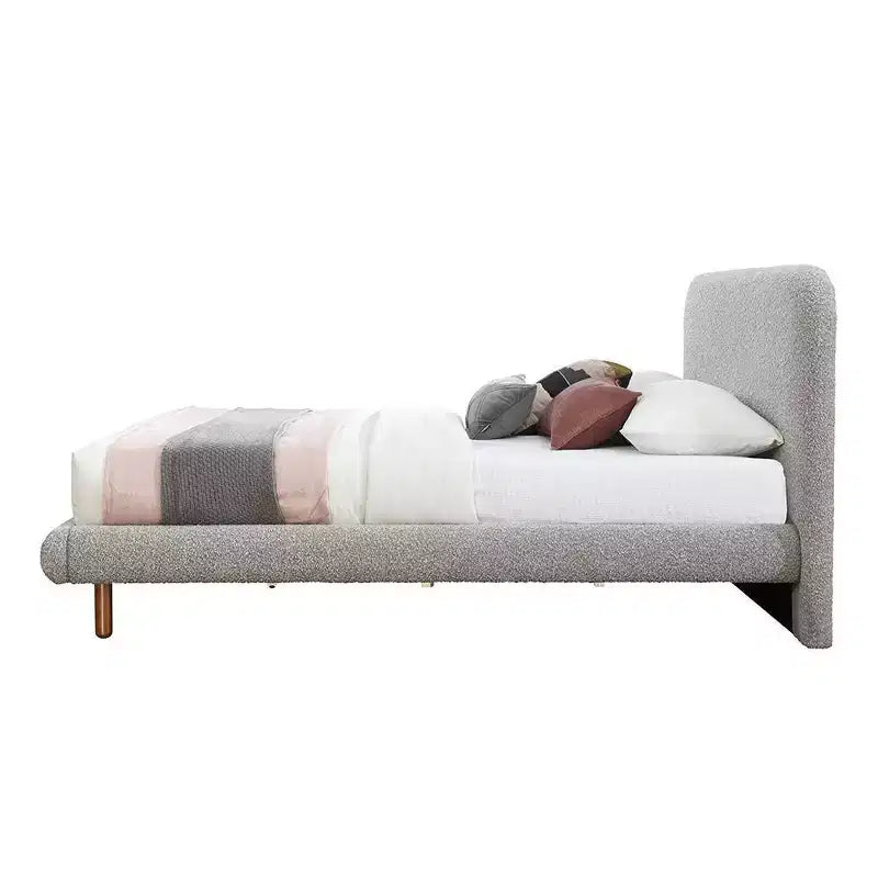 Lit Queen 87,8" Cleo Gris Bouclé - Acme Furniture