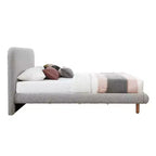 Lit Queen 87,8" Cleo Gris Bouclé - Acme Furniture