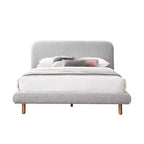 Lit Queen 87,8" Cleo Gris Bouclé - Acme Furniture