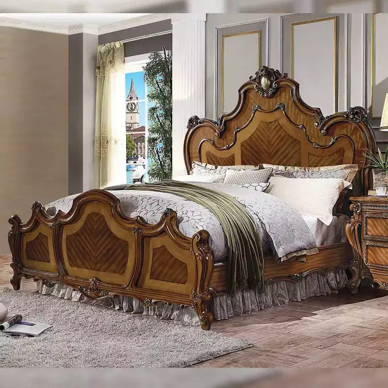 Lit King Size 93 po Picardy Chêne Miel - Acme Furniture