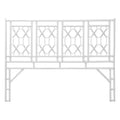 bali & pari King Size Sampson Rattan Standalone Headboard White