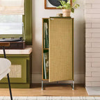 Meuble de rangement décoratif en bois et vinyle tissu – Hearth & Hand™ avec Magnolia