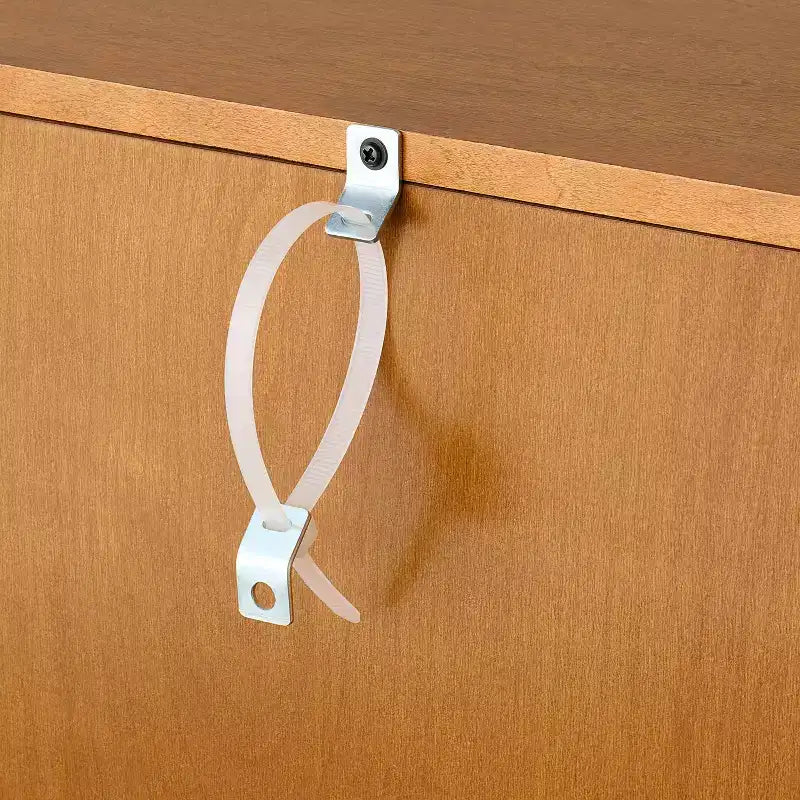 Meuble de rangement décoratif en bois et vinyle tissu – Hearth & Hand™ avec Magnolia