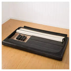 Lit plate-forme en similicuir marron foncé - Sleep Revolution