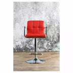 24/7 Shop At Home Tabouret de bar pivotant réglable Ethan avec accoudoirs Furniture of America