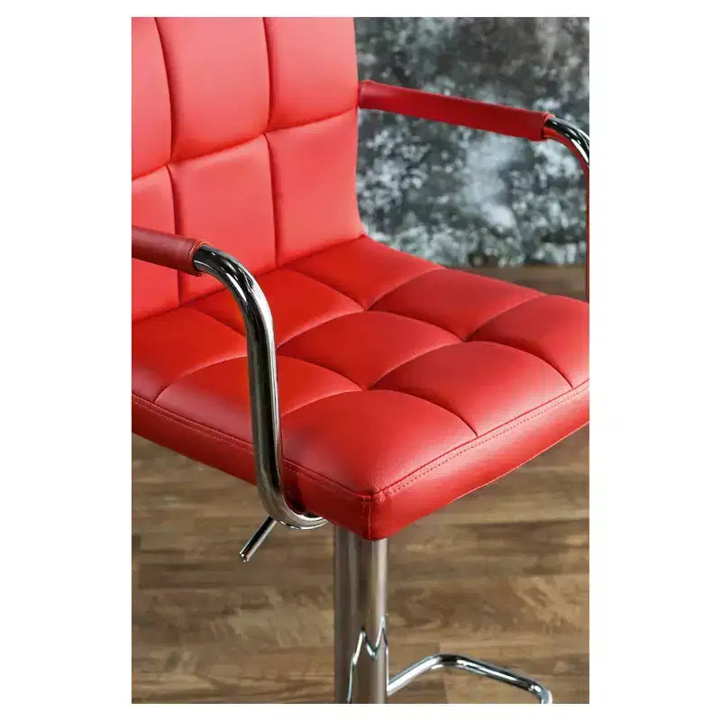 24/7 Shop At Home Tabouret de bar pivotant réglable Ethan avec accoudoirs Furniture of America