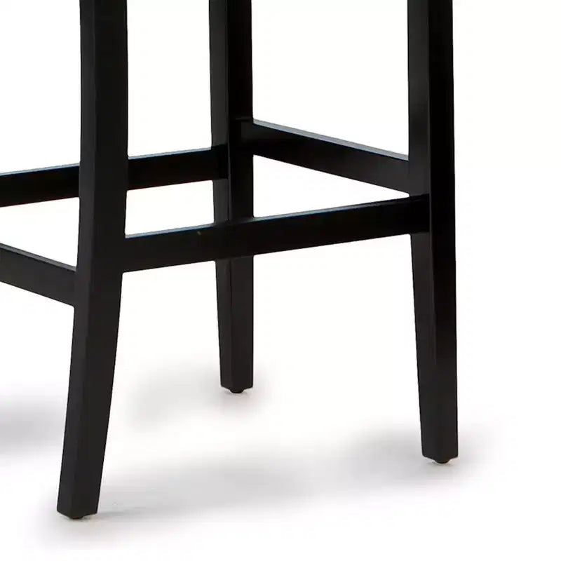Ensemble de 2 tabourets de bar hauteur comptoir en cuir Lopez 64,7 cm - Christopher Knight Home