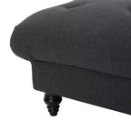 Pouffe en tissu bordeaux - Christopher Knight Home
