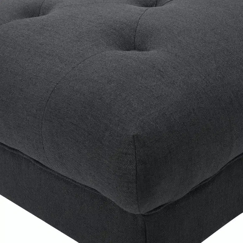 Pouffe en tissu bordeaux - Christopher Knight Home