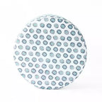 Cole Classics Pouf de rangement rond Pieds évasés en bois - HomePop