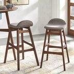 Lot de 2 tabourets de bar Buylateral de style Mid-Century Modern - Hauteur 76 cm