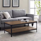Table Basse Industrielle en Fer Angle Benny Urban - Saracina Home