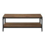 Table Basse Industrielle en Fer Angle Benny Urban - Saracina Home