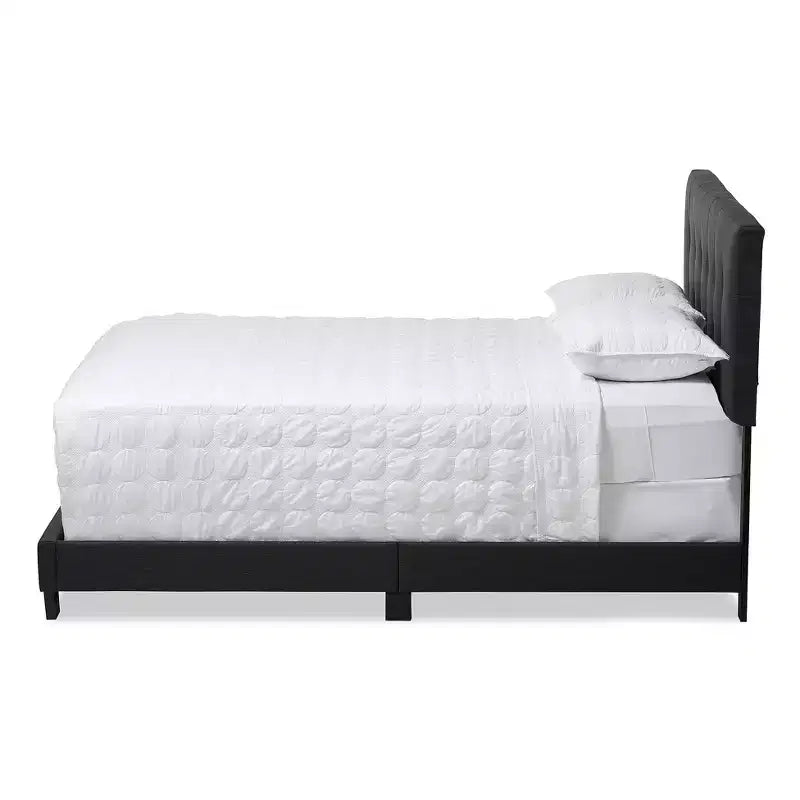 Lit en tissu moderne et contemporain Brookfield - Baxton Studio