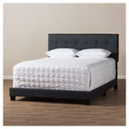Lit en tissu moderne et contemporain Brookfield - Baxton Studio