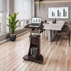 Chariot réglable pour ordinateur portable avec rangement - Techni Mobili