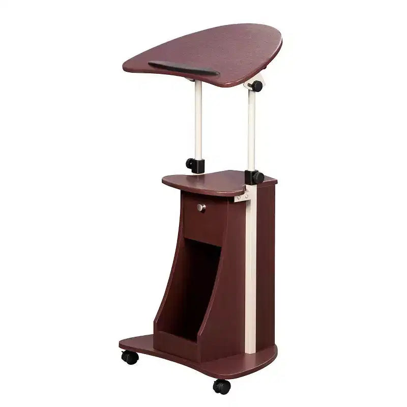 Chariot réglable pour ordinateur portable avec rangement - Techni Mobili
