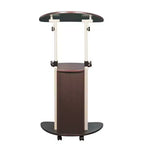 Chariot réglable pour ordinateur portable avec rangement - Techni Mobili