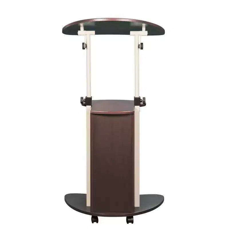 Chariot réglable pour ordinateur portable avec rangement - Techni Mobili
