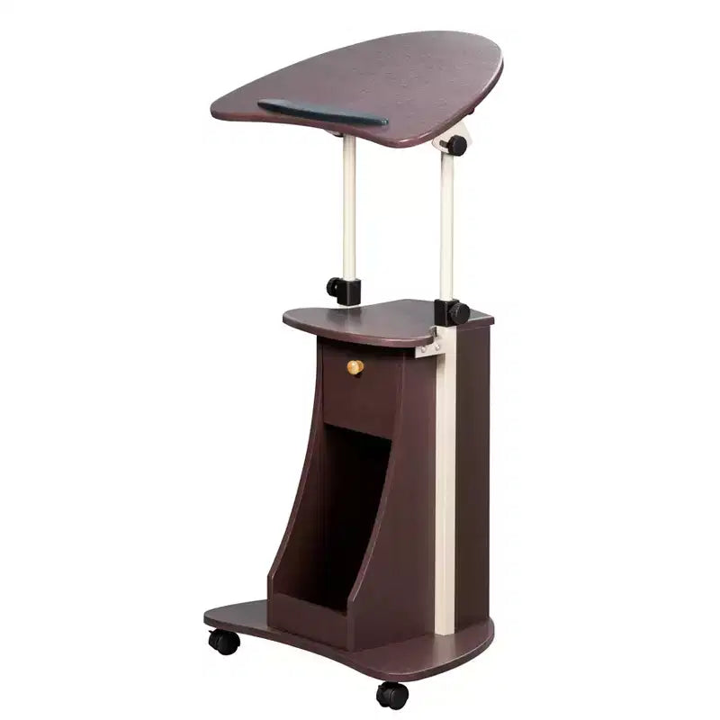 Chariot réglable pour ordinateur portable avec rangement - Techni Mobili