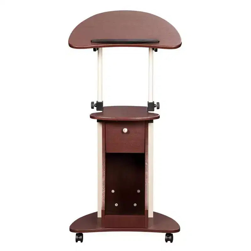 Chariot réglable pour ordinateur portable avec rangement - Techni Mobili