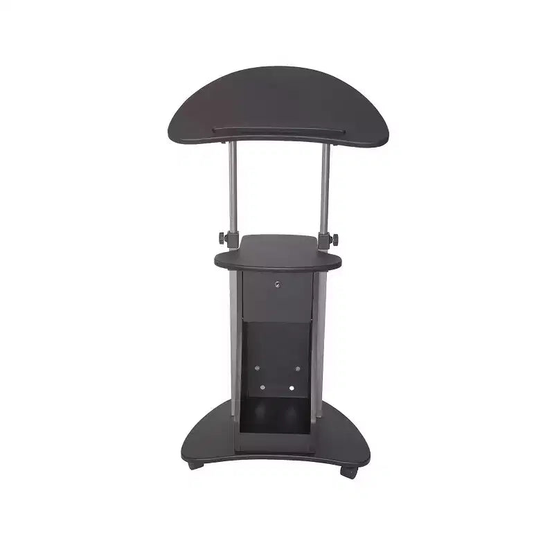 Chariot réglable pour ordinateur portable avec rangement - Techni Mobili