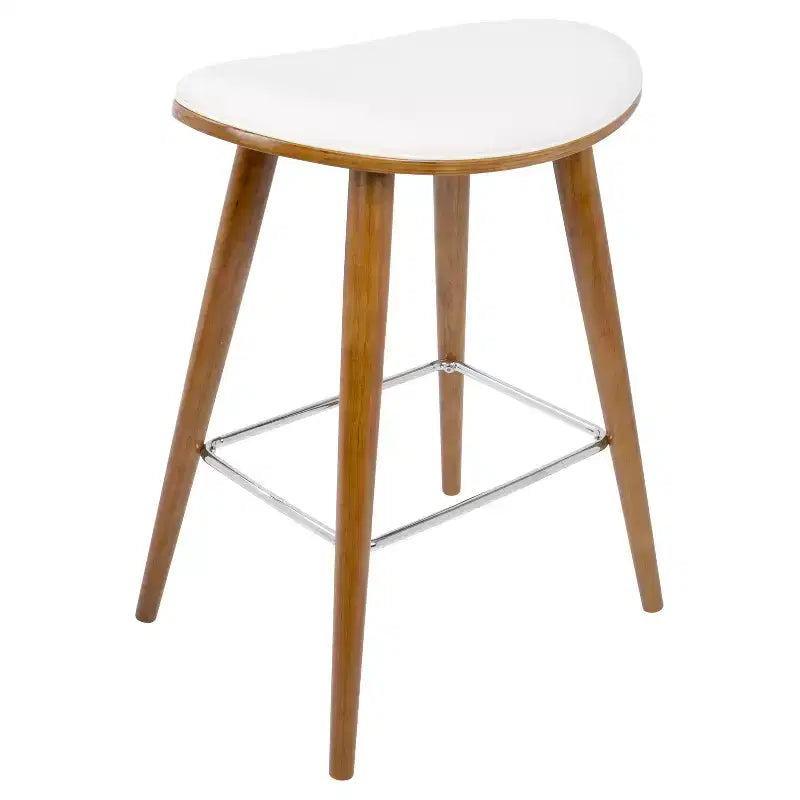 Lot de 2 tabourets de bar à hauteur de comptoir de 66 cm avec similicuir – LumiSource