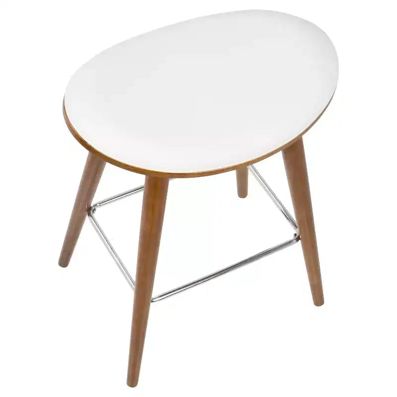 Lot de 2 tabourets de bar à hauteur de comptoir de 66 cm avec similicuir – LumiSource
