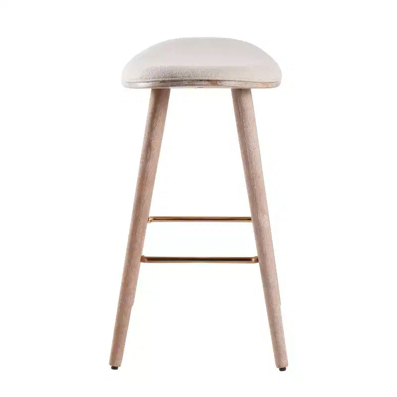 Lot de 2 tabourets de bar à hauteur de comptoir de 66 cm avec similicuir – LumiSource