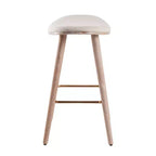 Lot de 2 tabourets de bar à hauteur de comptoir de 66 cm avec similicuir – LumiSource