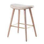 Lot de 2 tabourets de bar à hauteur de comptoir de 66 cm avec similicuir – LumiSource