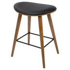 Lot de 2 tabourets de bar à hauteur de comptoir de 66 cm avec similicuir – LumiSource
