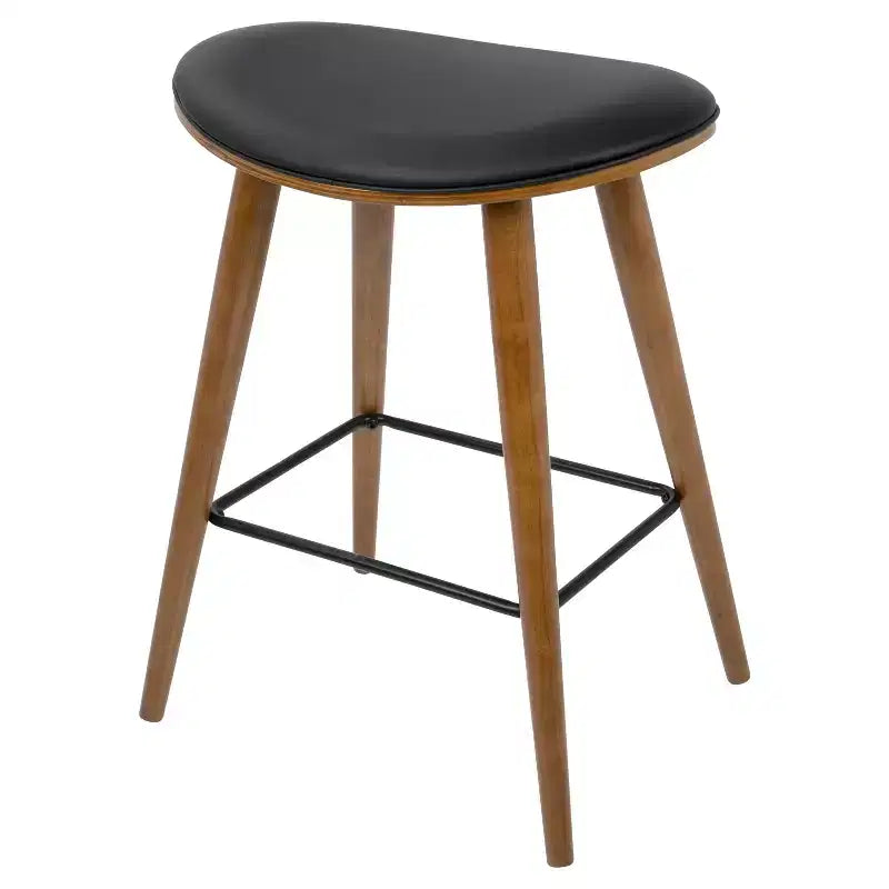 Lot de 2 tabourets de bar à hauteur de comptoir de 66 cm avec similicuir – LumiSource