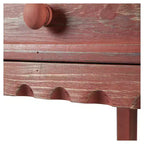 Table d'appoint en bois rustique - Finition antique rustique - Alaterre