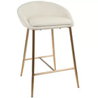 Lot de 2 tabourets de bar à hauteur de comptoir 26 Matisse Glam – LumiSource