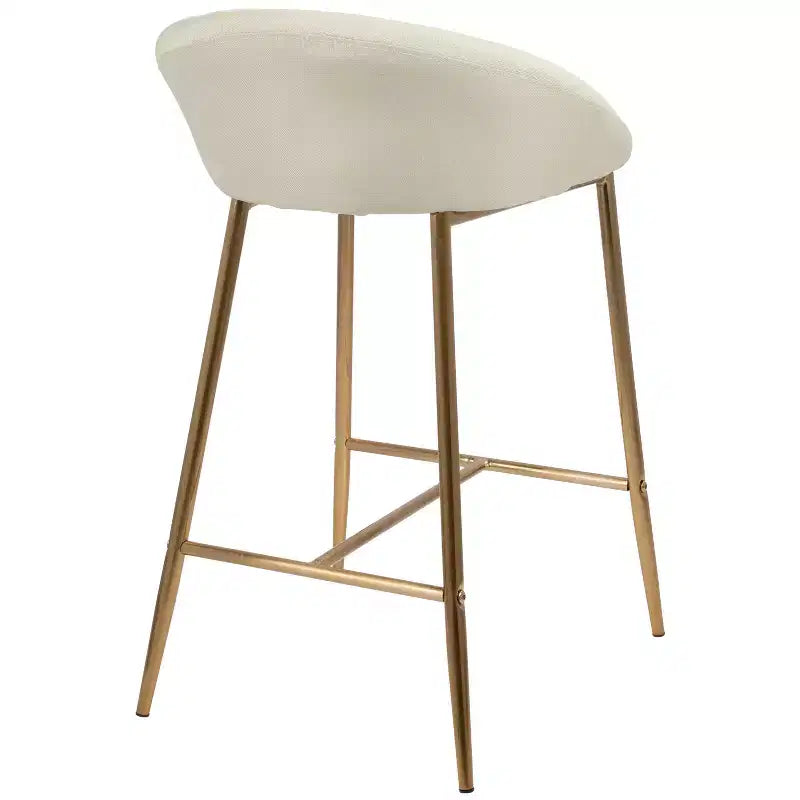 Lot de 2 tabourets de bar à hauteur de comptoir 26 Matisse Glam – LumiSource