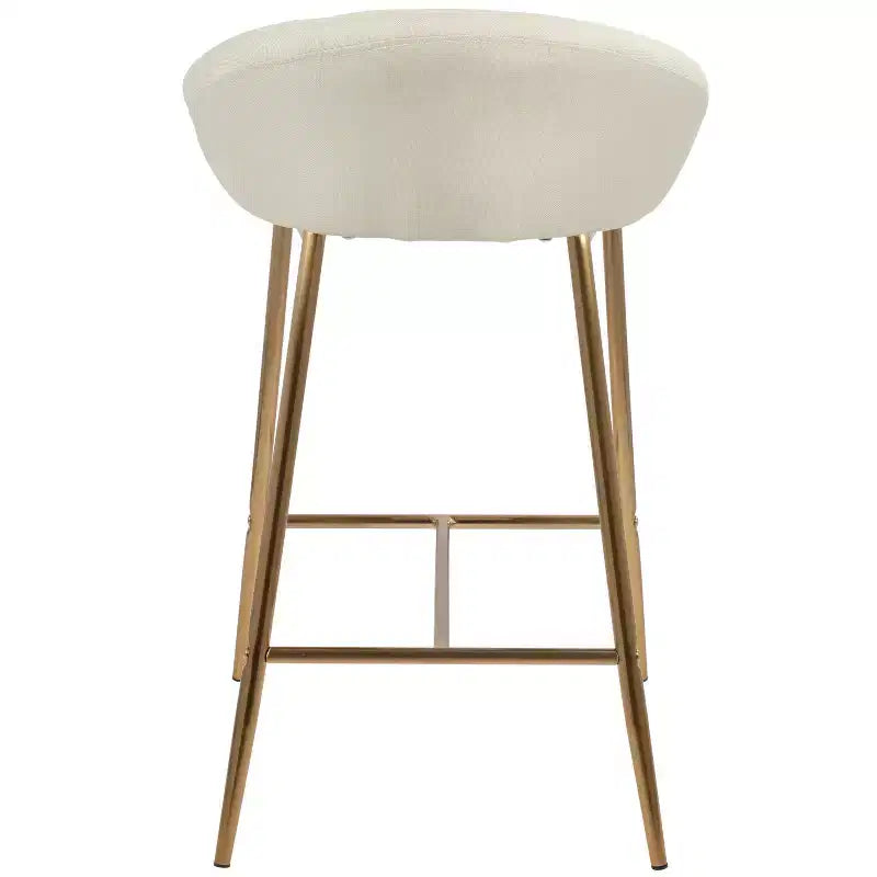 Lot de 2 tabourets de bar à hauteur de comptoir 26 Matisse Glam – LumiSource