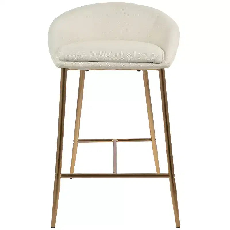 Lot de 2 tabourets de bar à hauteur de comptoir 26 Matisse Glam – LumiSource